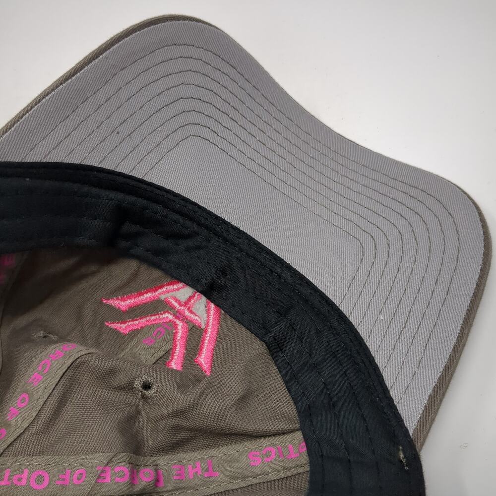 Vortex Strapback Hat Brown One Size Solid Embroid… - image 8